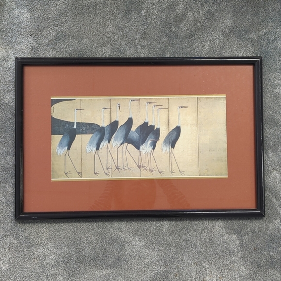 Two framed Japanese prints - Picture 2 of 8